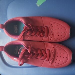 Native red sneakers size 7 women's